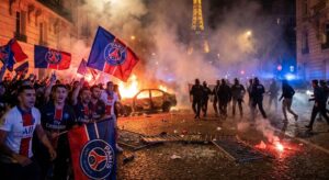 From Triumph to Turmoil: Paris Night of Anarchy